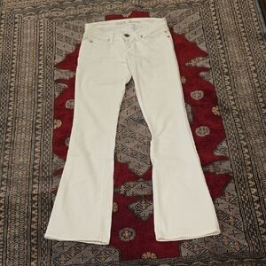 Guess Women’s White Flare Jeans